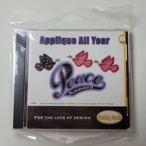 Baby Lock Applique All Year Embroidery Designs CD-ROM P32FR PES BLF Files New